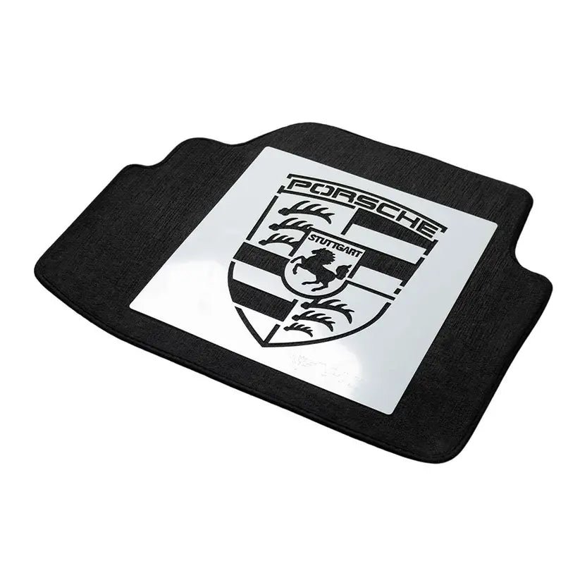 V-LINIX car brand stencil on an automotive floor mat